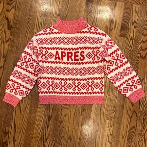 Red and White Apres Sweater, A New Day Target